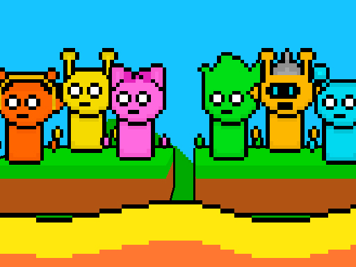 Sprunki Lava Escape 2Player